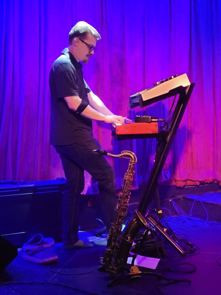 Nels Noseworthy on keys at The 5 Spot, East Nashville