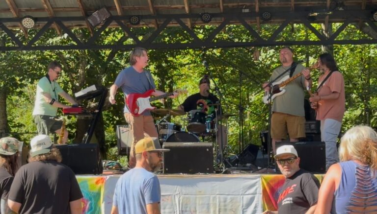 Zentrance performing at an outdoor Summer Solstice show